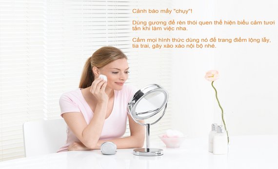 Từ nay, đi làm phải mang theo gương mới được!