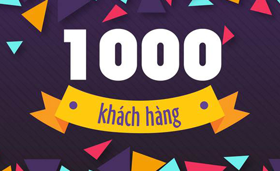 GOBRANDING cán mốc 1000 khách hàng