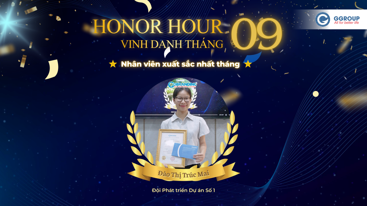 Honor Hour – Vinh danh GGROUP-ER xuất sắc tháng 9/2025